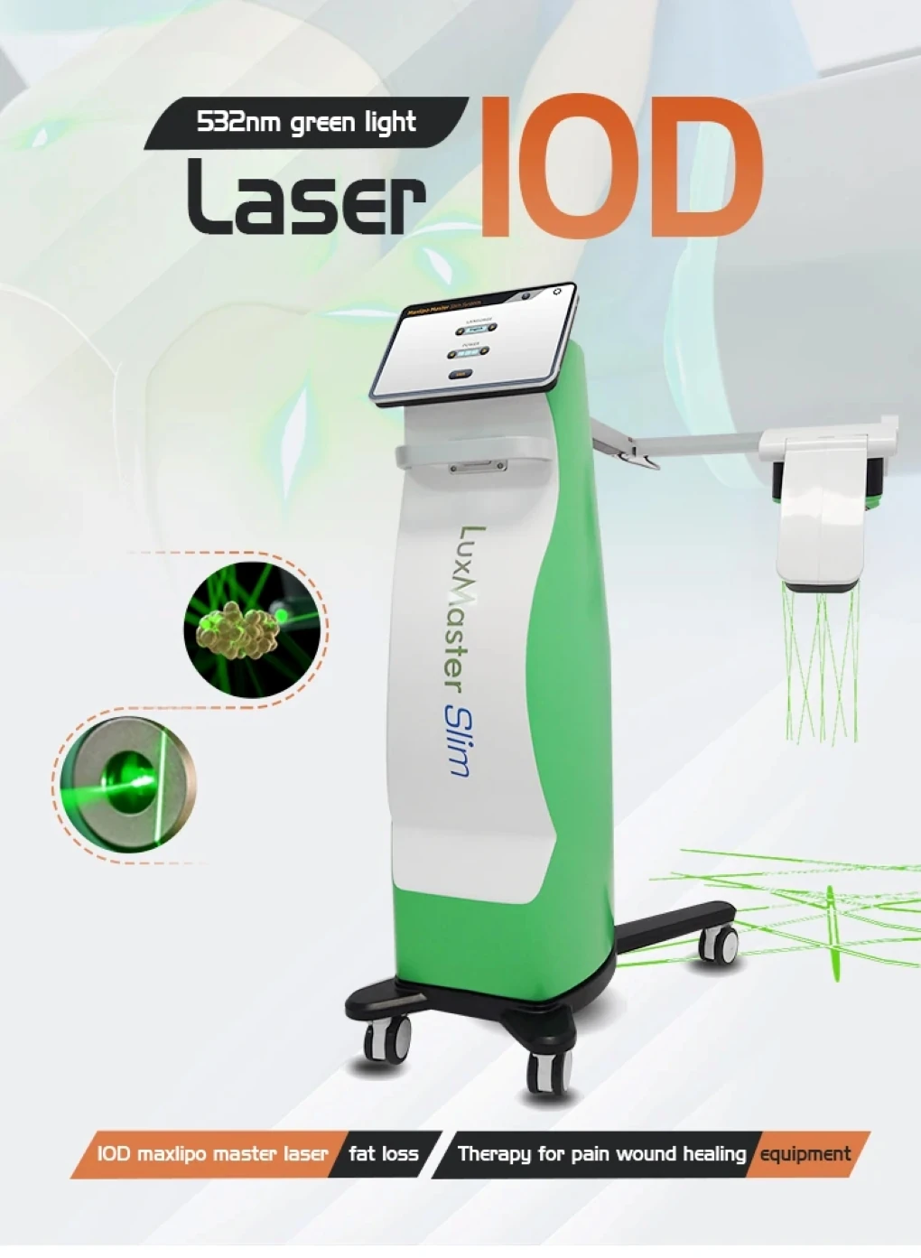 emerald laser machine