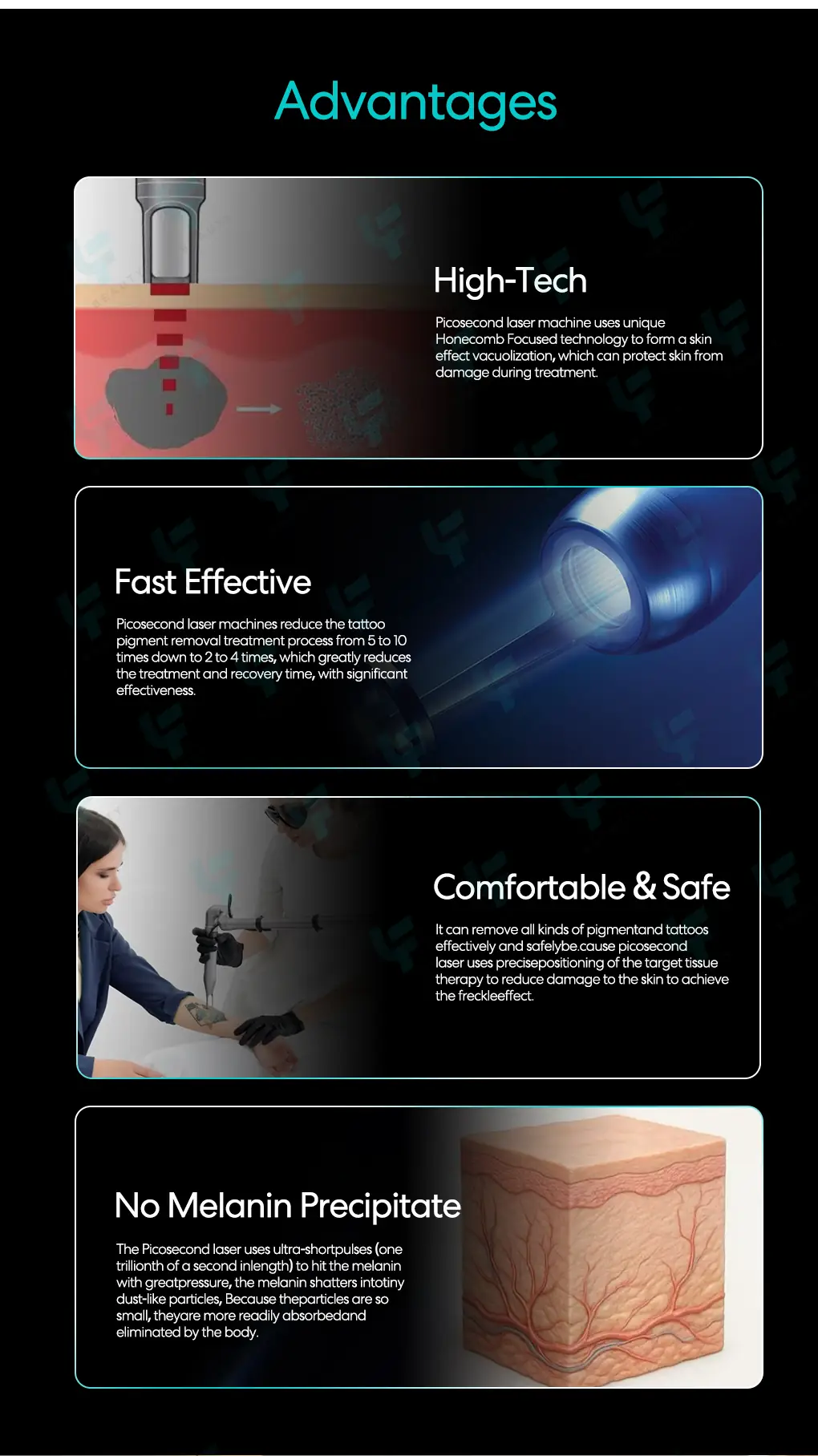 picosecond laser machine advantages