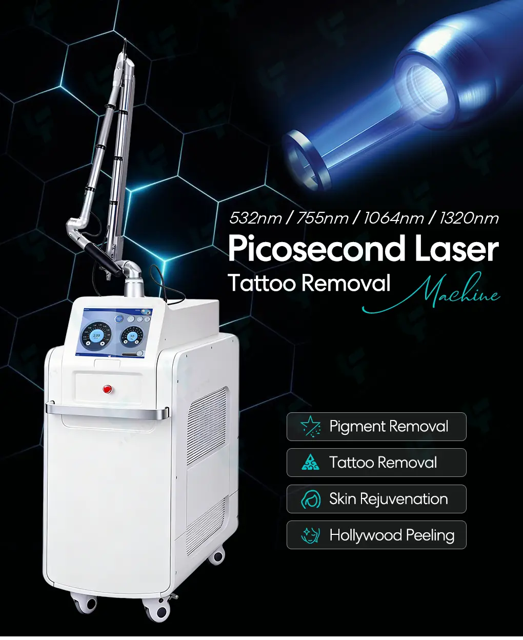 picosecond laser tattoo removal machine