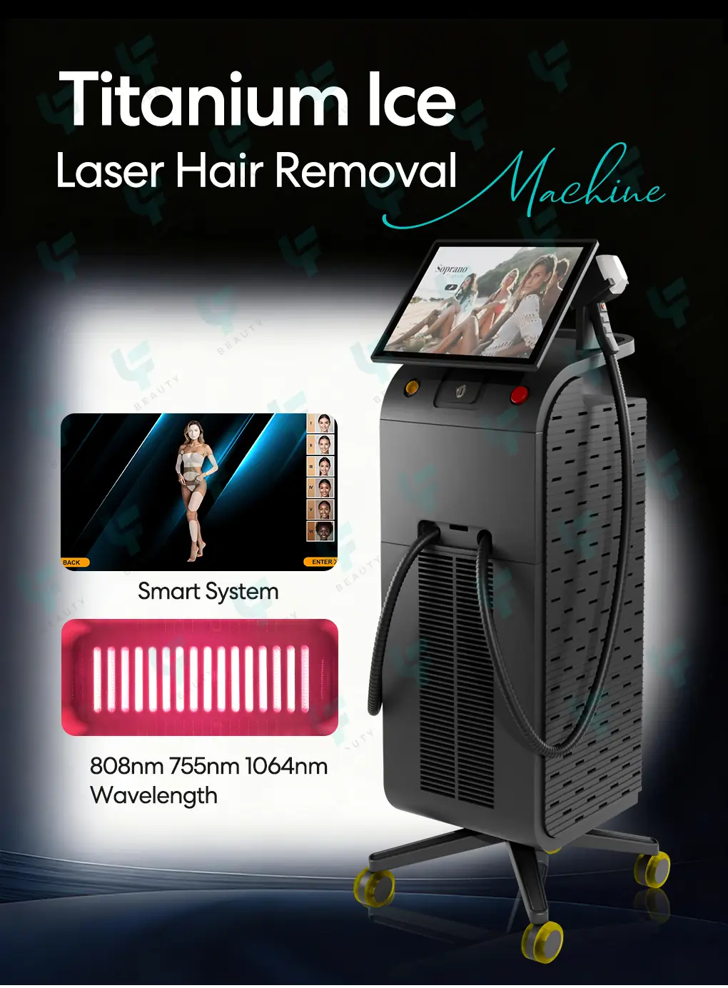 titaniun ice laser hair removal machine