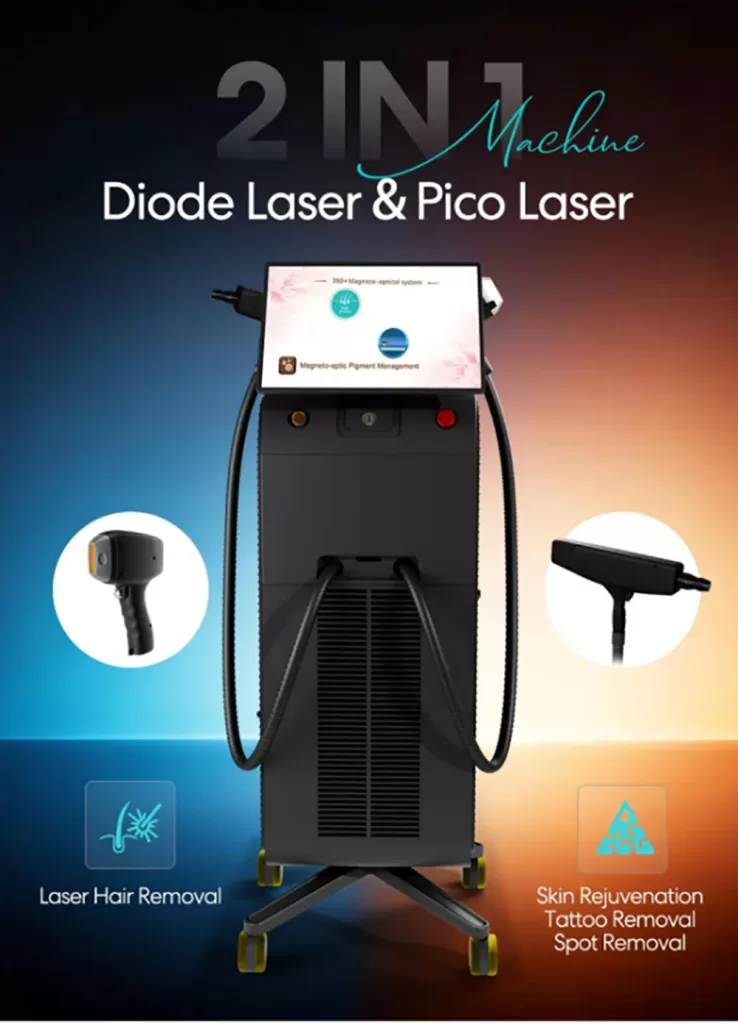 why is a 2 in 1 diode laser & picosecond laser machine a smart investment for aesthetic clinics