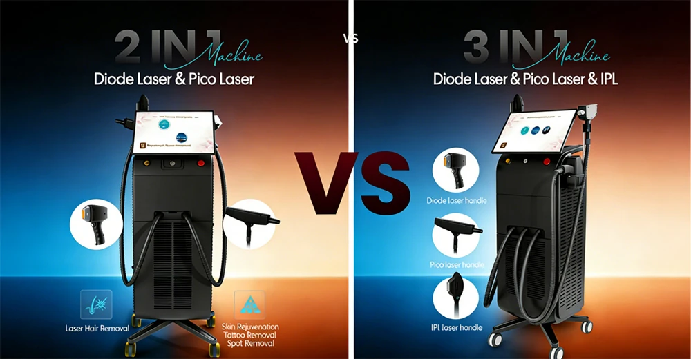 3 in 1 ipl picosecond diode laser vs 2 in 1 laser machine 2026 buyer’s guide