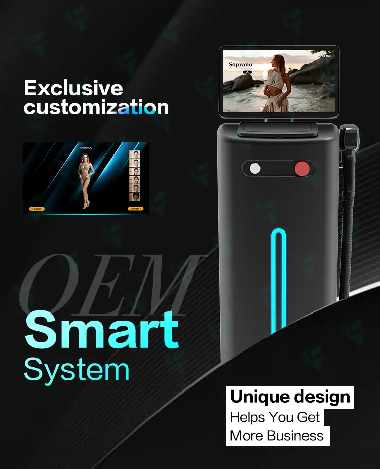 smart system diode laser hair removal machine
