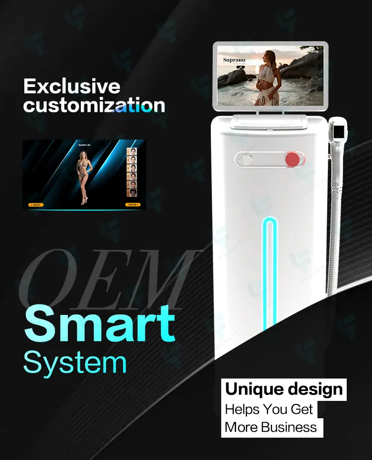 diode laser hair removal machine with smart system
