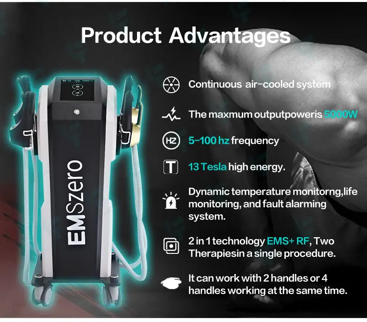 ems body sculpting machine advantages