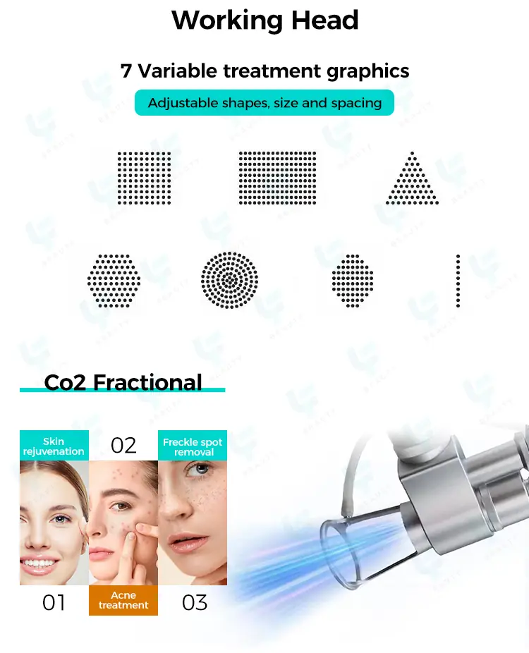 fractional co2 laser head