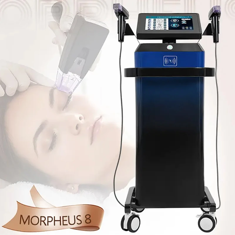 professional skin rejuvenation rf microneedling device front view banner
