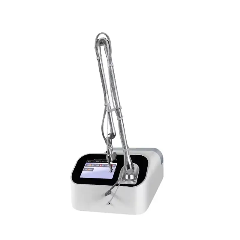 Portable CO2 fractional laser machine for skin resurfacing and non-surgical vaginal tightening